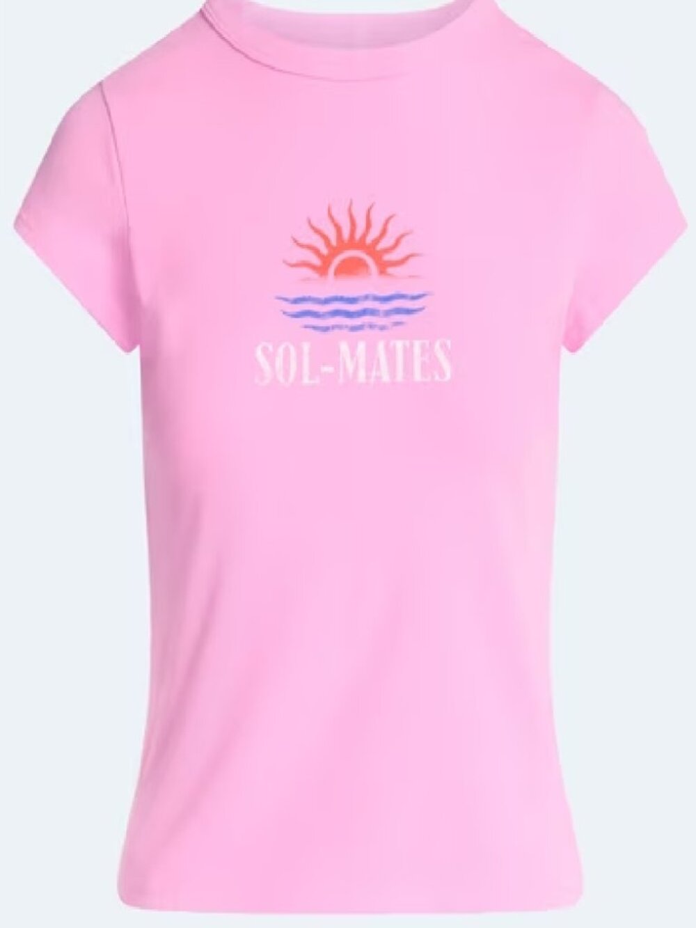 Free Assembly Tickled Pink Women's Cap Sleeve Tee, Size L (12-14)